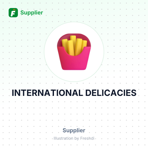 INTERNATIONAL DELICACIES – summary card, no photo uploaded yet