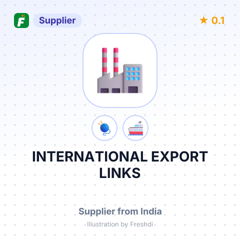 INTERNATIONAL EXPORT LINKS – summary card, no photo uploaded yet