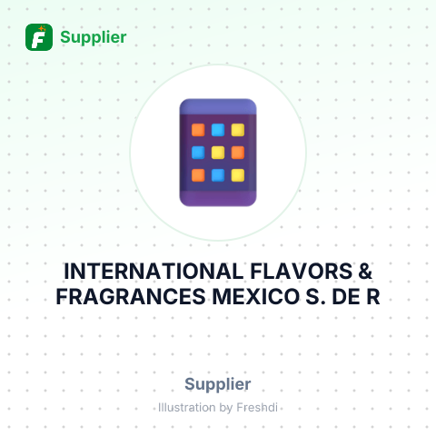 INTERNATIONAL FLAVORS & FRAGRANCES MEXICO S. DE R – summary card, no photo uploaded yet