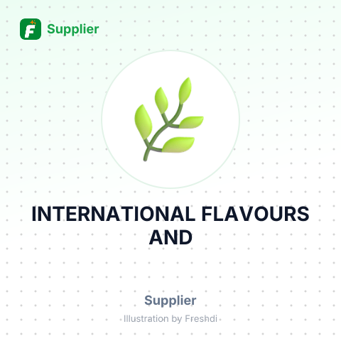 INTERNATIONAL FLAVOURS AND – summary card, no photo uploaded yet