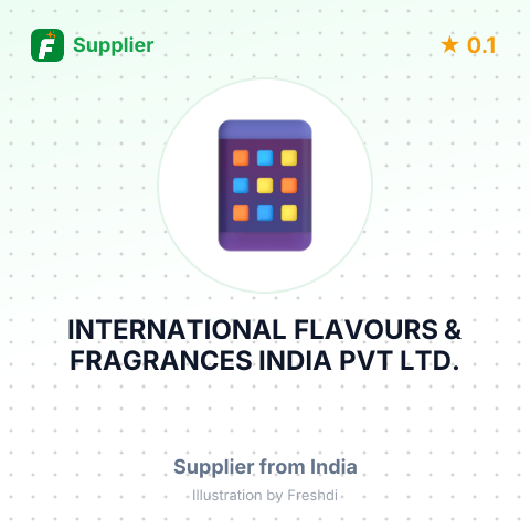 INTERNATIONAL FLAVOURS & FRAGRANCES INDIA PVT LTD. – summary card, no photo uploaded yet