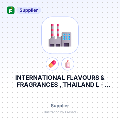 INTERNATIONAL FLAVOURS & FRAGRANCES , THAILAND L – summary card, no photo uploaded yet