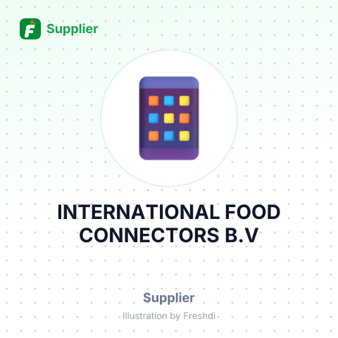 INTERNATIONAL FOOD CONNECTORS B.V – summary card, no photo uploaded yet