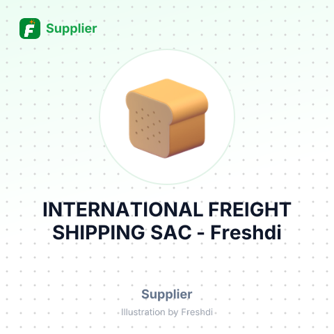 INTERNATIONAL FREIGHT SHIPPING SAC – summary card, no photo uploaded yet