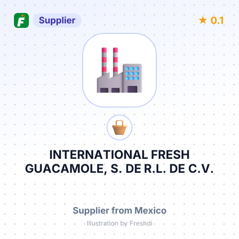 INTERNATIONAL FRESH GUACAMOLE, S. DE R.L. DE C.V. – summary card, no photo uploaded yet