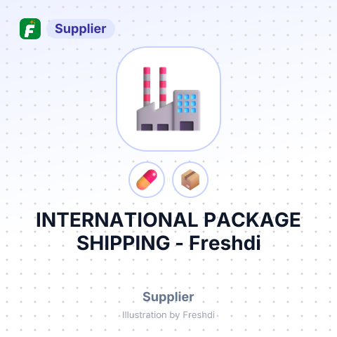 INTERNATIONAL PACKAGE SHIPPING – summary card, no photo uploaded yet