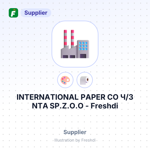INTERNATIONAL PAPER CO Ч/З NTA SP.Z.O.O – summary card, no photo uploaded yet