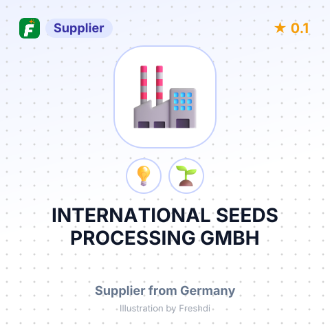 INTERNATIONAL SEEDS PROCESSING GMBH – summary card, no photo uploaded yet