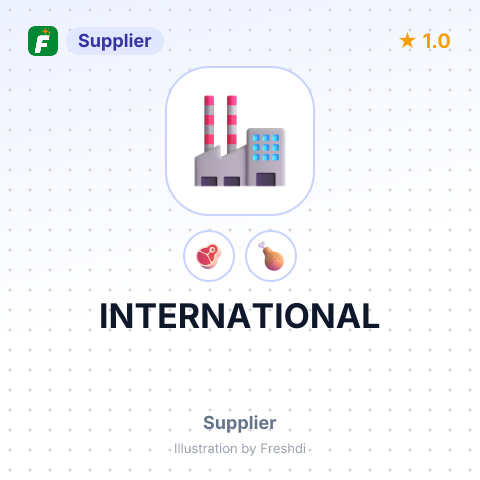 INTERNATIONAL – summary card, no photo uploaded yet