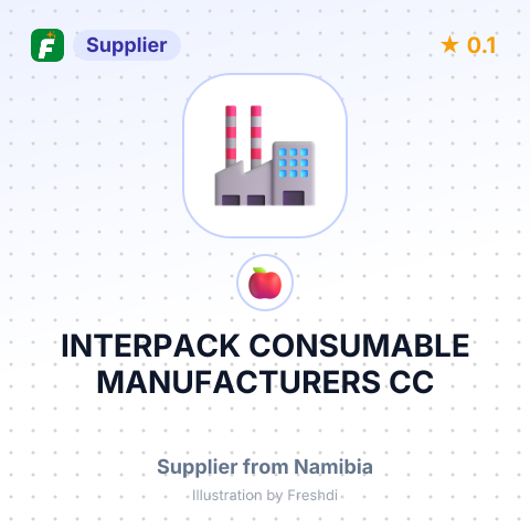 INTERPACK CONSUMABLE MANUFACTURERS CC – summary card, no photo uploaded yet