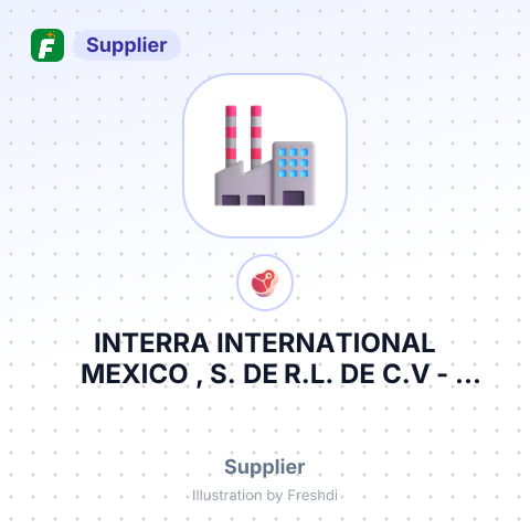 INTERRA INTERNATIONAL MEXICO , S. DE R.L. DE C.V – summary card, no photo uploaded yet