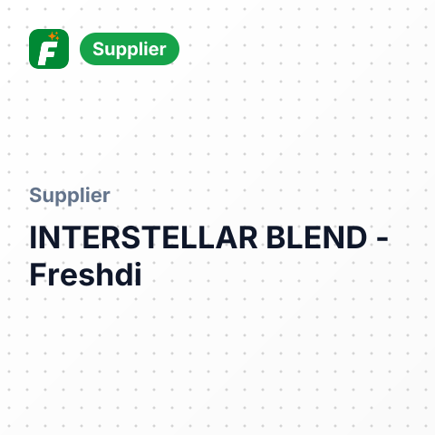 INTERSTELLAR BLEND – summary card, no photo uploaded yet