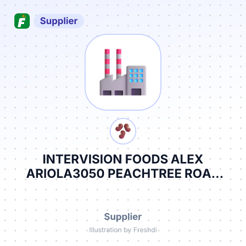INTERVISION FOODS ALEX ARIOLA3050 PEACHTREE ROAD SUITE – summary card, no photo uploaded yet