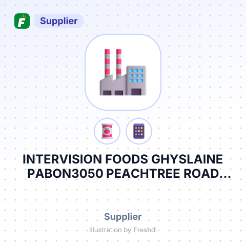 INTERVISION FOODS GHYSLAINE PABON3050 PEACHTREE ROAD SUITE – summary card, no photo uploaded yet