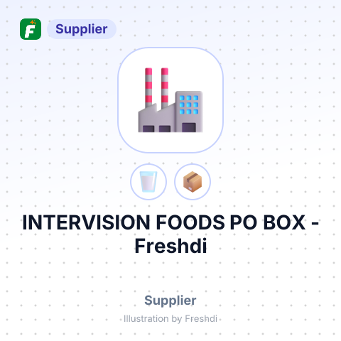 INTERVISION FOODS PO BOX – summary card, no photo uploaded yet