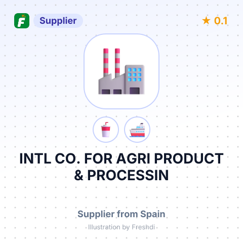 INTL CO. FOR AGRI PRODUCT & PROCESSIN – summary card, no photo uploaded yet