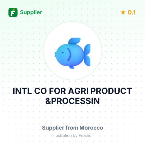 INTL CO FOR AGRI PRODUCT &PROCESSIN – summary card, no photo uploaded yet