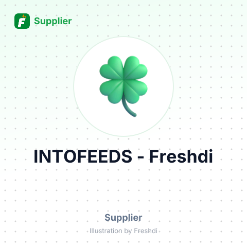 INTOFEEDS – summary card, no photo uploaded yet