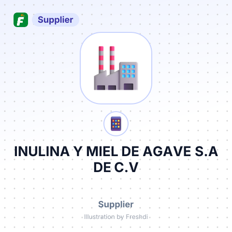 INULINA Y MIEL DE AGAVE S.A DE C.V – summary card, no photo uploaded yet