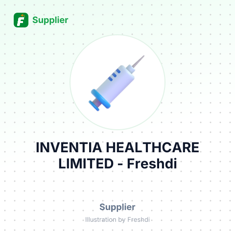 INVENTIA HEALTHCARE LIMITED – summary card, no photo uploaded yet