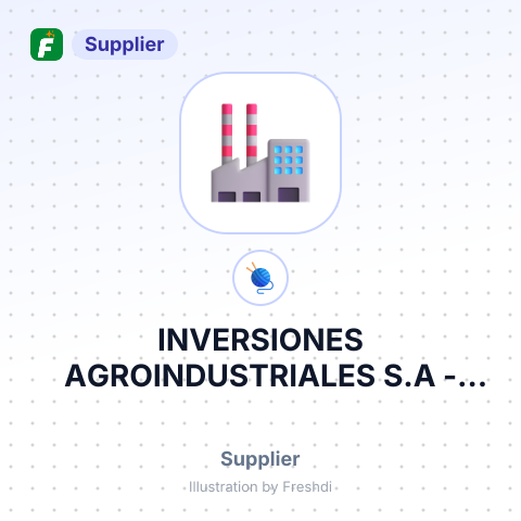 INVERSIONES AGROINDUSTRIALES S.A – summary card, no photo uploaded yet