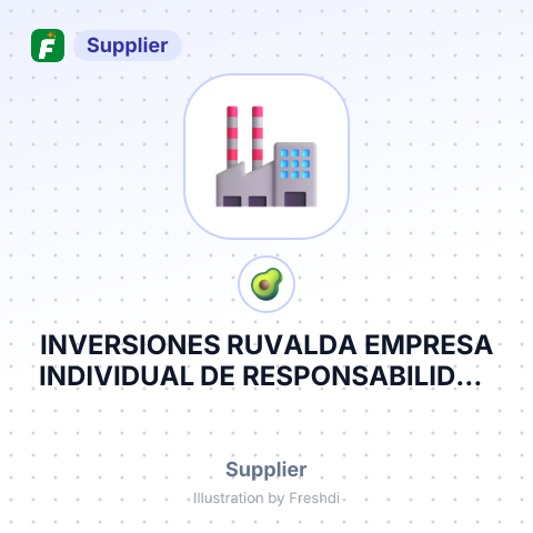 INVERSIONES RUVALDA EMPRESA INDIVIDUAL DE RESPONSABILIDAD LIMITADA – summary card, no photo uploaded yet