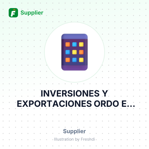 INVERSIONES Y EXPORTACIONES ORDO EZ S.A.C – summary card, no photo uploaded yet