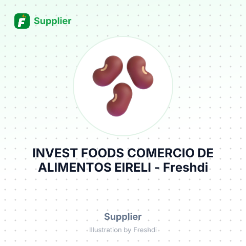 INVEST FOODS COMERCIO DE ALIMENTOS EIRELI – summary card, no photo uploaded yet