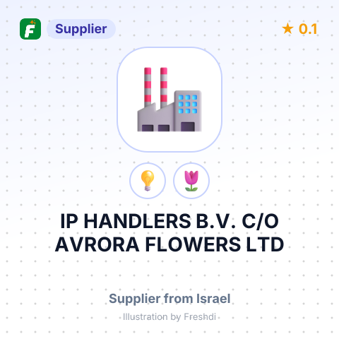 IP HANDLERS B.V. C/O AVRORA FLOWERS LTD – summary card, no photo uploaded yet