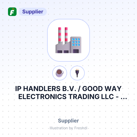 IP HANDLERS B.V. / GOOD WAY ELECTRONICS TRADING LLC – summary card, no photo uploaded yet