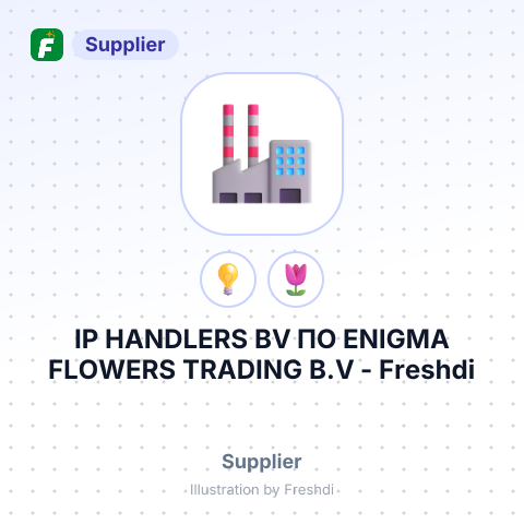 IP HANDLERS BV ПО ENIGMA FLOWERS TRADING B.V – summary card, no photo uploaded yet