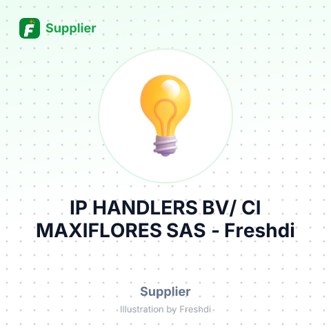 IP HANDLERS BV/ CI MAXIFLORES SAS – summary card, no photo uploaded yet