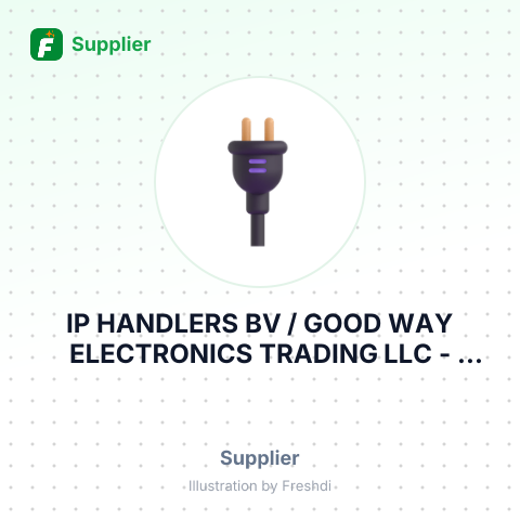 IP HANDLERS BV / GOOD WAY ELECTRONICS TRADING LLC – summary card, no photo uploaded yet