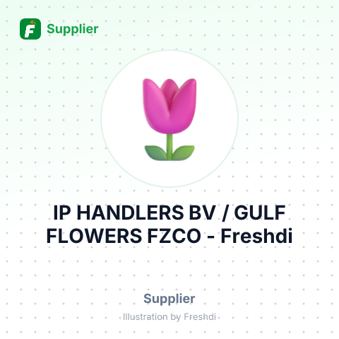 IP HANDLERS BV / GULF FLOWERS FZCO – summary card, no photo uploaded yet