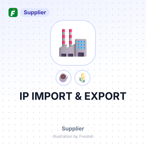 IP IMPORT & EXPORT – summary card, no photo uploaded yet