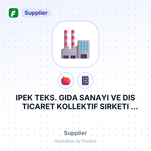 IPEK TEKS. GIDA SANAYI VE DIS TICARET KOLLEKTIF SIRKETI HIKMET ONER VE HUSEYIN TURGUT – summary card, no photo uploaded yet