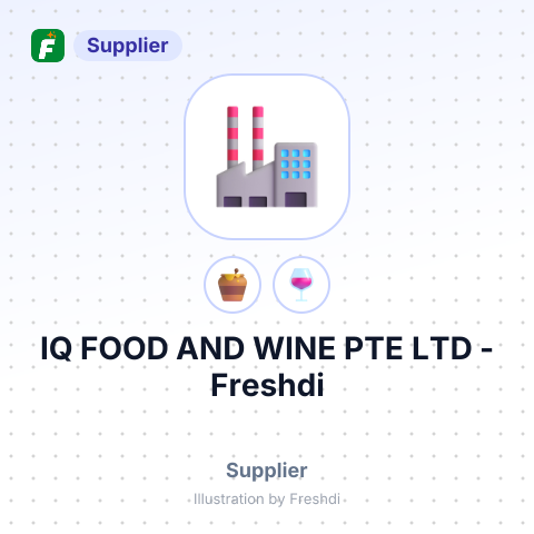 IQ FOOD AND WINE PTE LTD – summary card, no photo uploaded yet