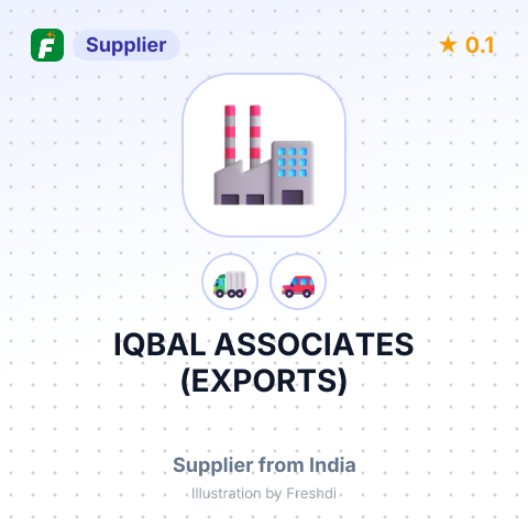 IQBAL ASSOCIATES (EXPORTS) – summary card, no photo uploaded yet