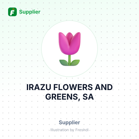 IRAZU FLOWERS AND GREENS, SA – summary card, no photo uploaded yet