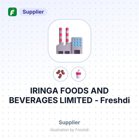 IRINGA FOODS AND BEVERAGES LIMITED – summary card, no photo uploaded yet
