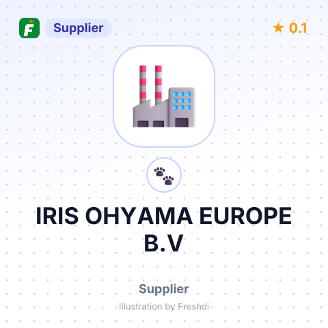 IRIS OHYAMA EUROPE B.V – summary card, no photo uploaded yet