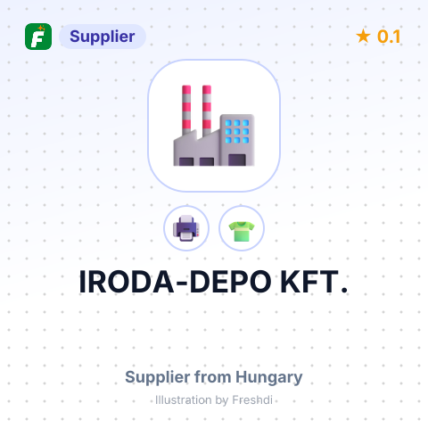 IRODA-DEPO KFT. – summary card, no photo uploaded yet