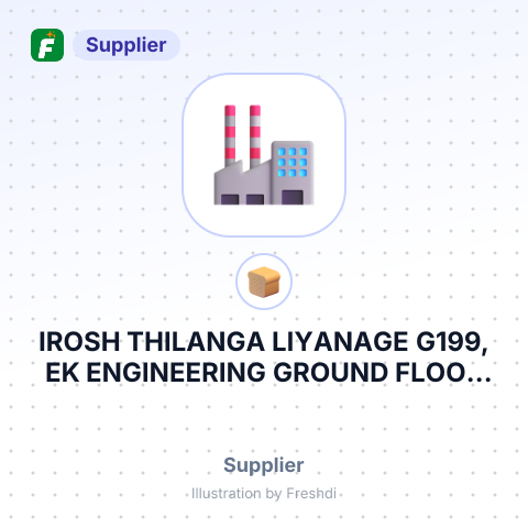 IROSH THILANGA LIYANAGE G199, EK ENGINEERING GROUND FLOOR DUBAI UNITED ARAB EMIRATES – summary card, no photo uploaded yet