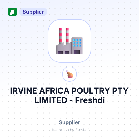 IRVINE AFRICA POULTRY PTY LIMITED – summary card, no photo uploaded yet