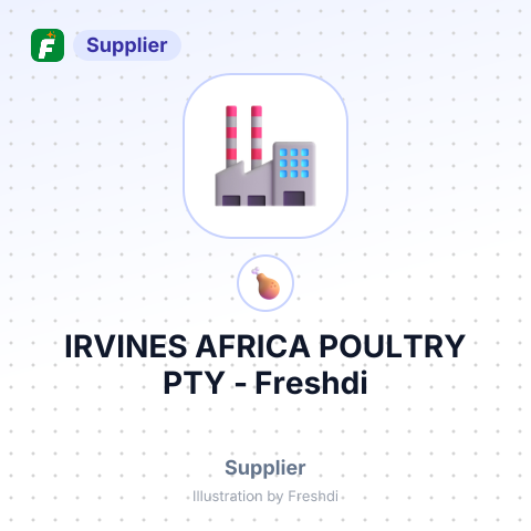 IRVINES AFRICA POULTRY PTY – summary card, no photo uploaded yet