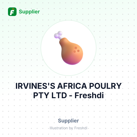 IRVINES'S AFRICA POULRY PTY LTD – summary card, no photo uploaded yet