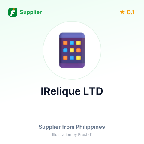 IRelique LTD – summary card, no photo uploaded yet