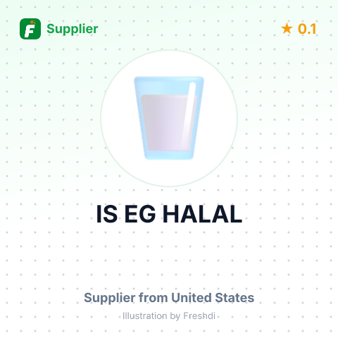 IS EG HALAL – summary card, no photo uploaded yet