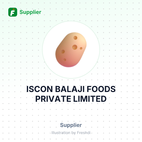 ISCON BALAJI FOODS PRIVATE LIMITED – summary card, no photo uploaded yet