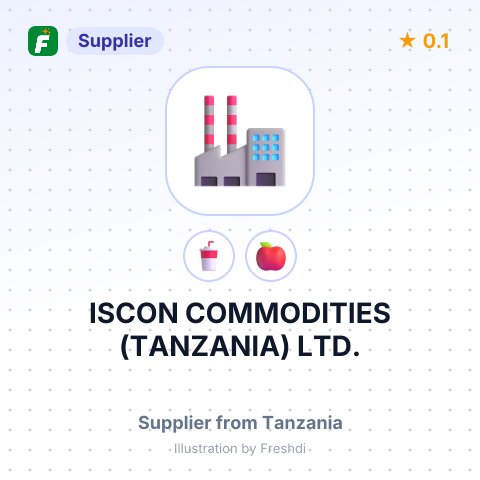 ISCON COMMODITIES (TANZANIA) LTD. – summary card, no photo uploaded yet
